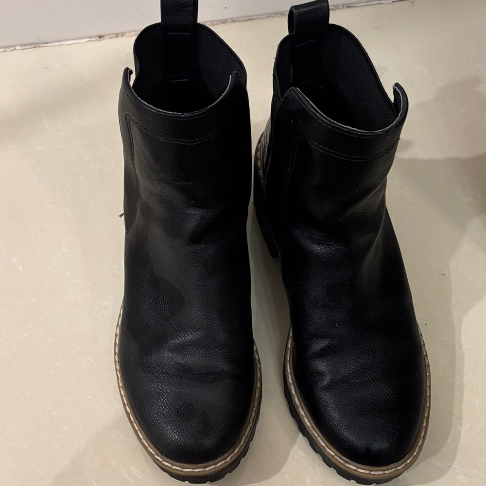 Sleek Black Winter & Rain Boots